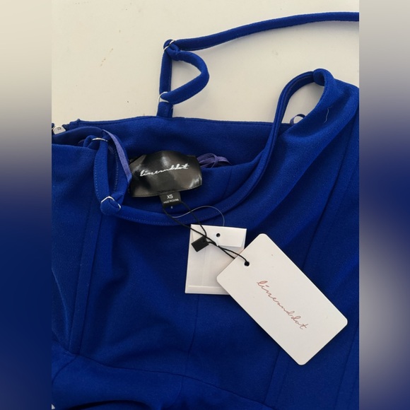 NWT | Revolve x Line & Dot | Louisa Feather-Trim Minidress | Sz XS - Picture 7 of 7